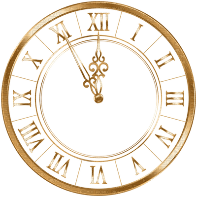 Kaz_Creations Happy-New-Year-Deco-Clock - PNG gratuit