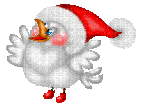 christmas bird  by nataliplus - 無料のアニメーション GIF