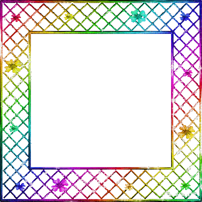 soave frame animated web clover patrick rainbow - GIF animé gratuit