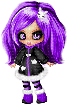 Kaz_Creations Dolls Cookie Emo - Free PNG