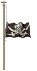 pirate flag - GIF animado gratis