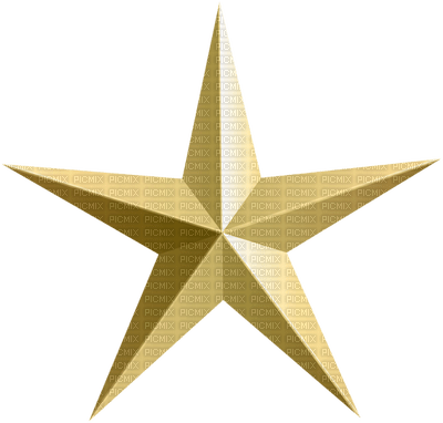 Kaz_Creations Deco  Gold Star - PNG gratuit