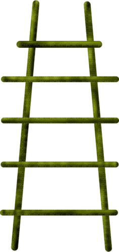 Escalera color  verde - Free PNG