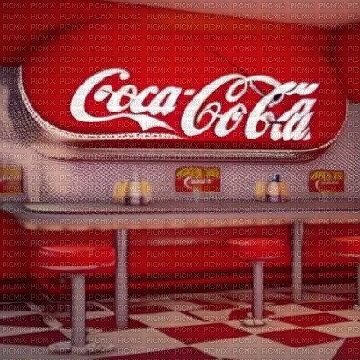 Coca Cola themed Diner - 無料png