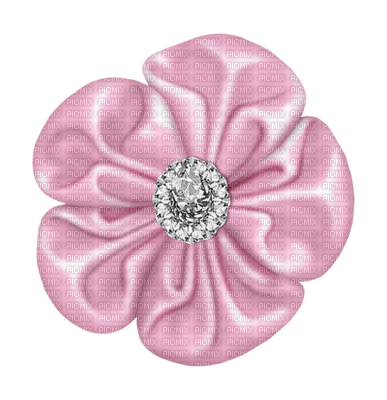 Kaz_Creations Deco  Flower Ribbon Gem Diamond - png ฟรี