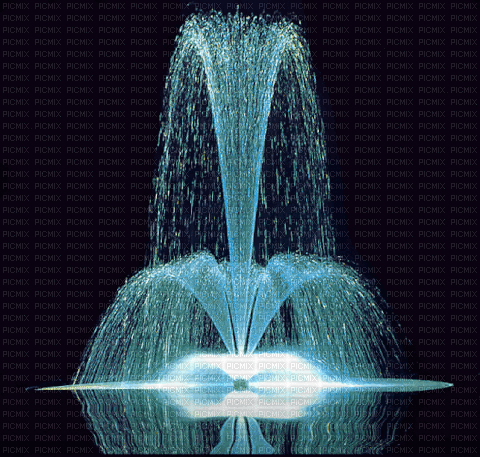 cascade eau turquoise - Zdarma animovaný GIF