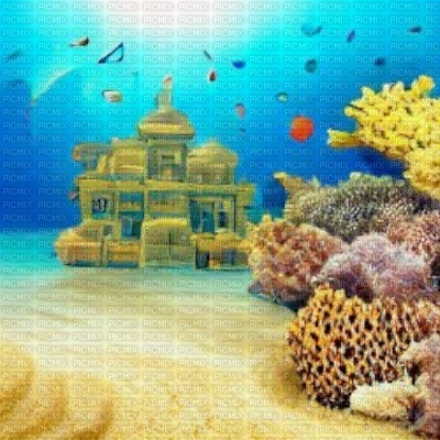 Gold Palace with Coral Reef - bezmaksas png