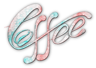 soave text coffee pink teal - kostenlos png