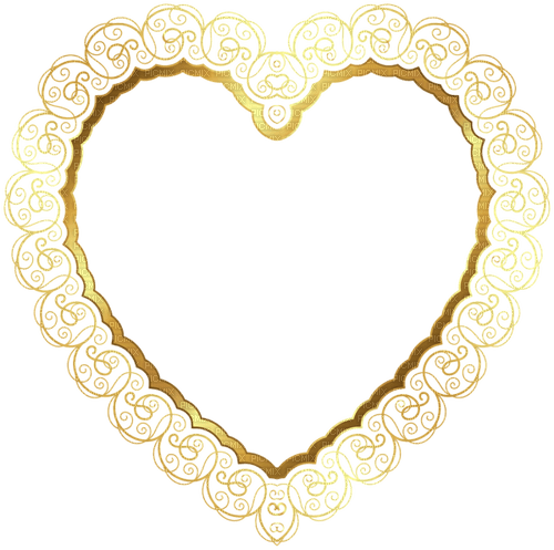 Gold Heart - kostenlos png