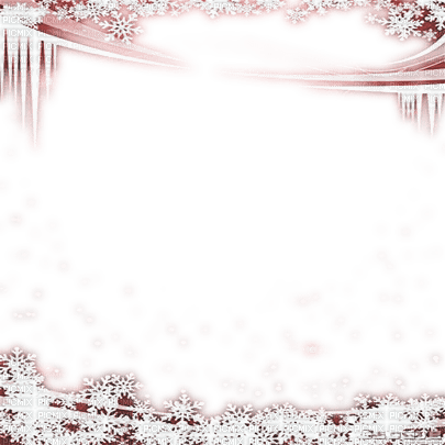 soave frame winter ice snowflake deco pink - Free PNG