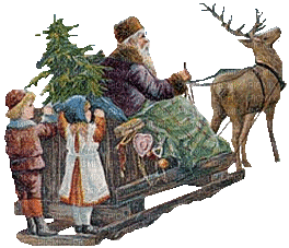 Kerst slee - Ingyenes animált GIF