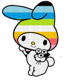 Queer pride My Melody - PNG gratuit
