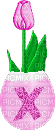 Kaz_Creations Alphabets Tulips Colours Letter X - GIF animé gratuit