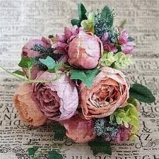 MMarcia fundo flores vintage - бесплатно png