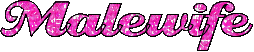 Malewife pink glitter text - GIF animate gratis