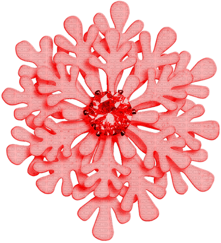 Snowflake.Red - бесплатно png