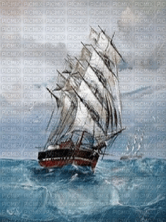 boat on water - Бесплатни анимирани ГИФ