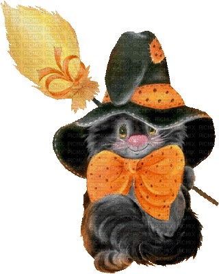 halloween witch__BLUE DREAM 70 - Free animated GIF