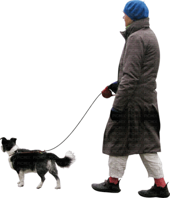 Kaz_Creations Dog Pup Dogs 🐶Man Homme Walking - png grátis