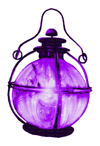 Lantern.Fantasy.Purple.Animated - KittyKatLuv65 - GIF animado gratis