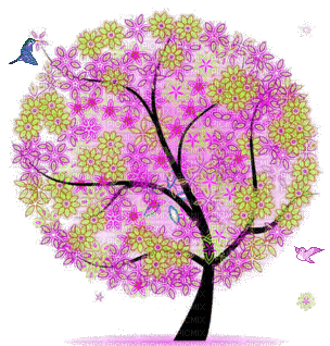 Spring Tree - GIF animate gratis