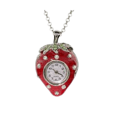 Strawberry Jewelry Time Clock - Bogusia - png ฟรี