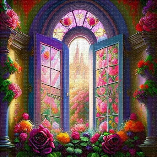 fantasy window background - PNG gratuit