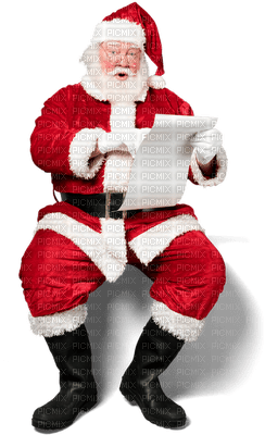 Santas list bp - PNG gratuit