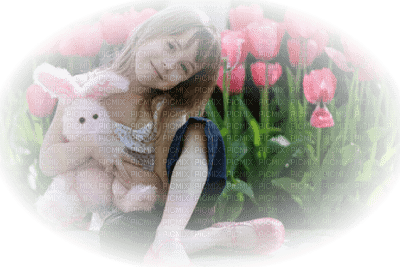 Kaz_Creations Baby Enfant Child Girl Bunny - gratis png