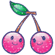 Cherries - GIF animado gratis