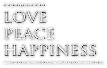 soave text love peace happiness white - besplatni png