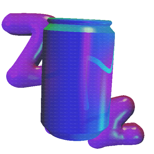 zzz purple soda can - Gratis geanimeerde GIF