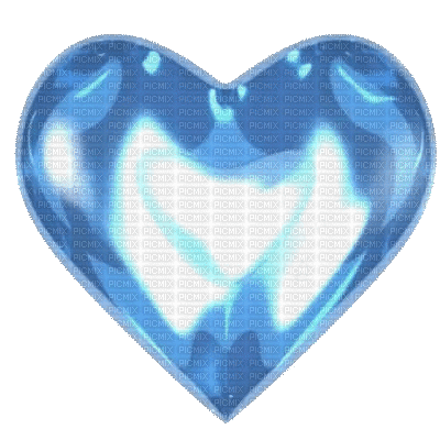 clear blue heart gif Bb2 - 免费动画 GIF