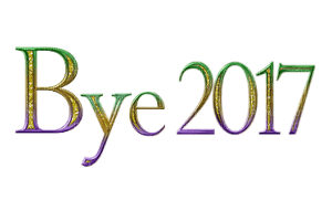 bye 2017-by minou52 - PNG gratuit