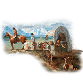 loly33 cowboy western landscape paysage - безплатен png
