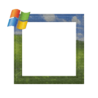Small Green/Blue Frame - Bezmaksas animēts GIF