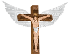 Kaz_Creations Deco Easter Jesus Christ On Cross - PNG gratuit