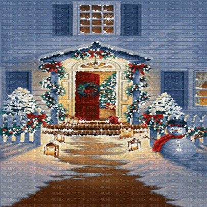 kikkapink background winter christmas - Ilmainen animoitu GIF
