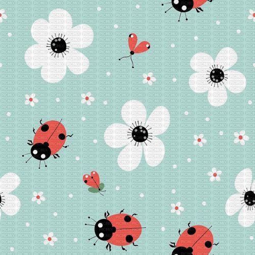 ♡§m3§♡ kawaii ladybug  red pattern - Free PNG