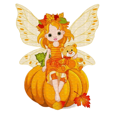 Autumn - Fairy - png gratis