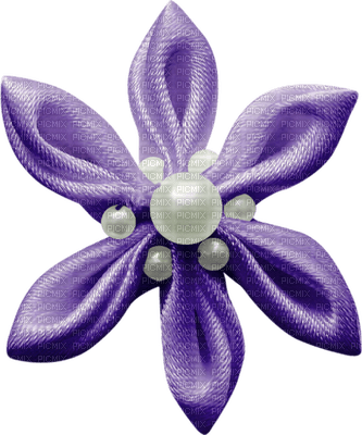 Kaz_Creations Deco Scrap Flower Purple - nemokama png