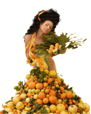 Kaz_Creations Woman Femme Fruit - 無料png