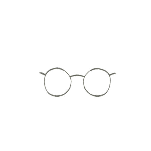 Sonora Glasses Round - png ฟรี