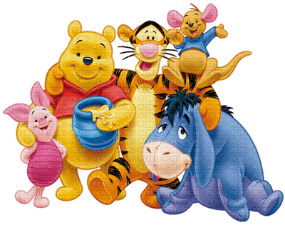 Kaz_Creations Cartoons Cartoon Cute Winnie The Pooh & Friends - δωρεάν png