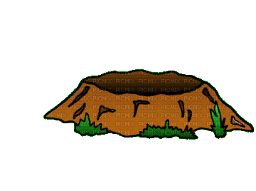 Суслик из норки - Darmowy animowany GIF