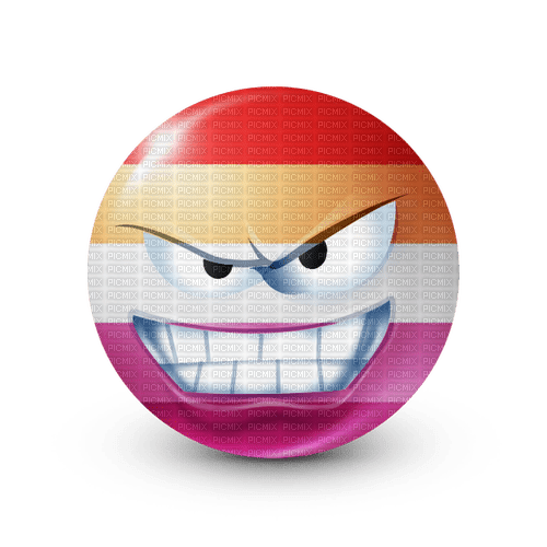 lesbian emoji evil - PNG gratuit