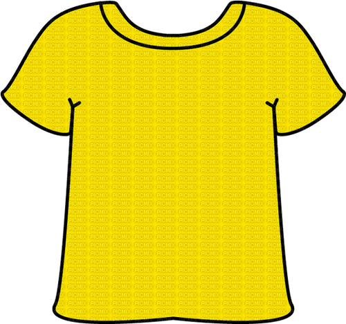Yellow shirt - zdarma png