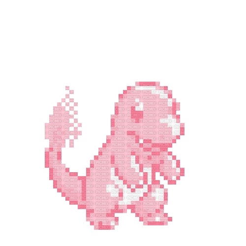 Pink charmander - Ilmainen animoitu GIF