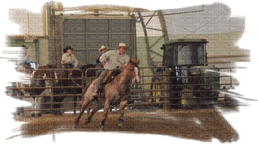 cowboy landscape bp - Darmowy animowany GIF