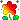 rainbow star flower - Bezmaksas animēts GIF